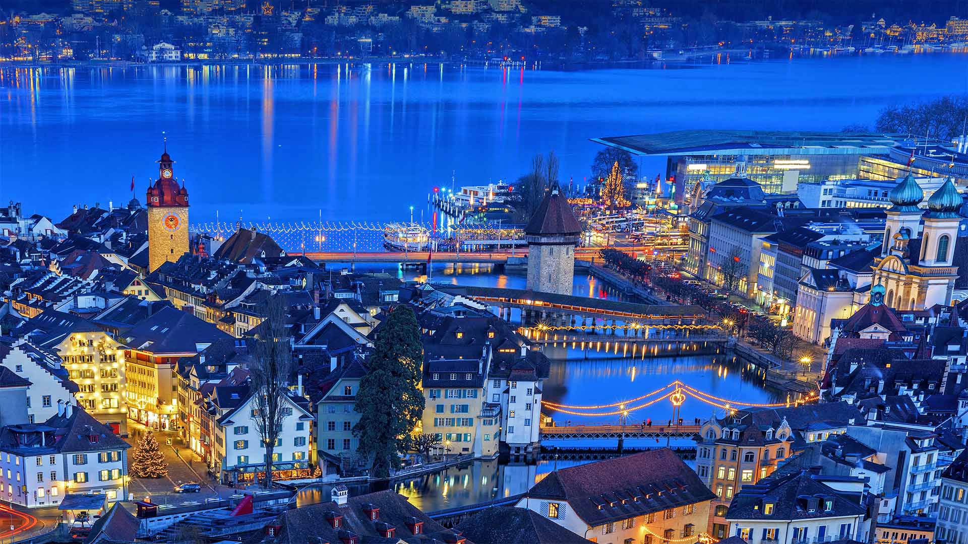 卢塞恩老城，瑞士